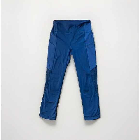 Lululemon Sole Training Crop Poseidon Size 4 - Picture 6 of 9
